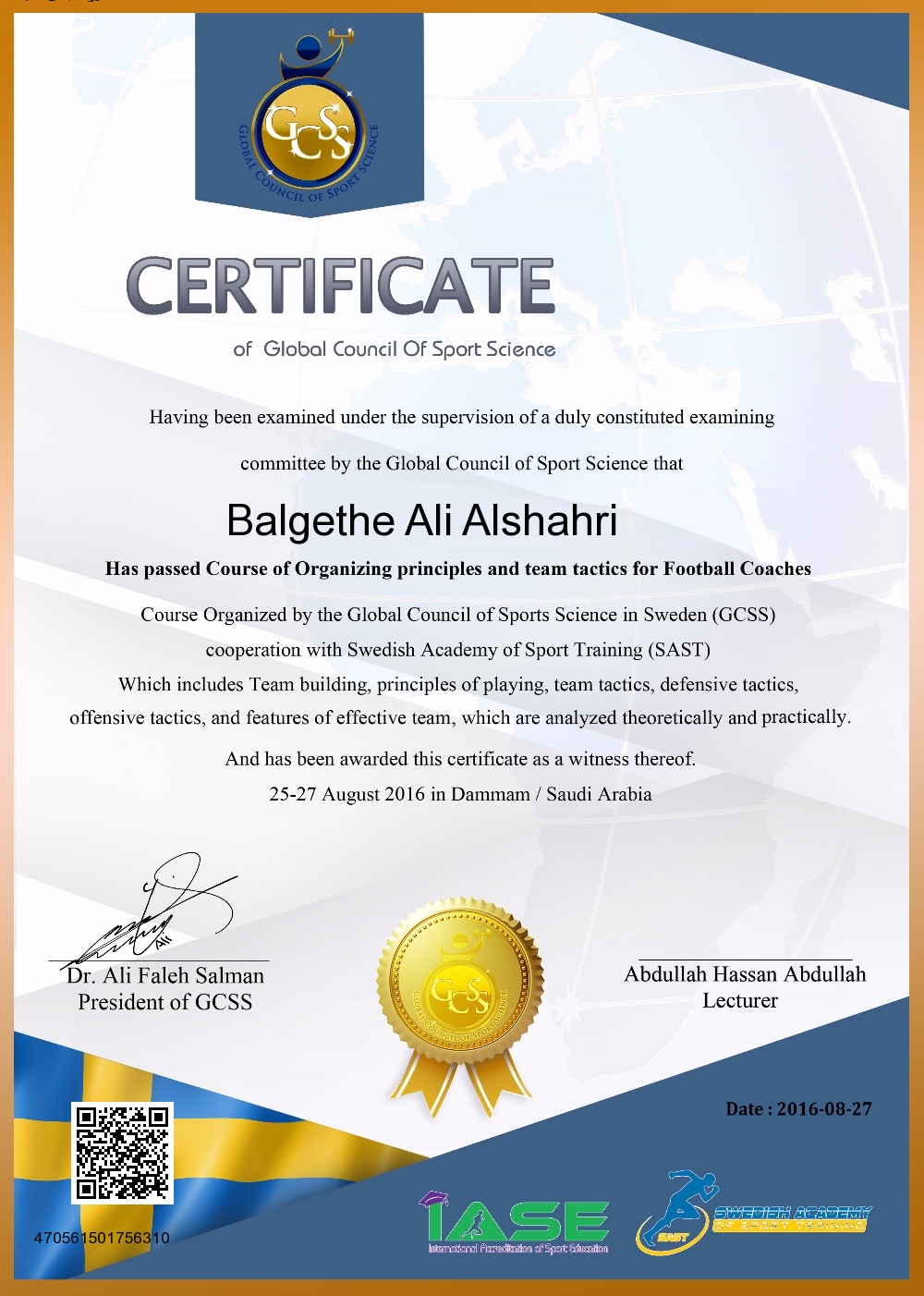 Balgethe Ali Alshahri         